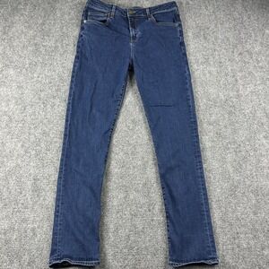 Aviator Jeans Womens 32x32 Blue Slim Straight Travel Classic Indigo Denim